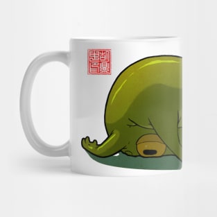 Monday Mood Yoga Frog Folded Mug